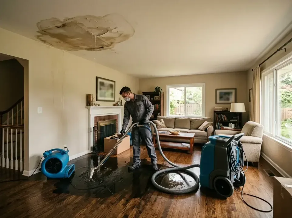 attic-pipe-burst-ceiling-drip-008 — frequently asked questions, Water Damage Restoration & Carpet Care in Strafford, MO